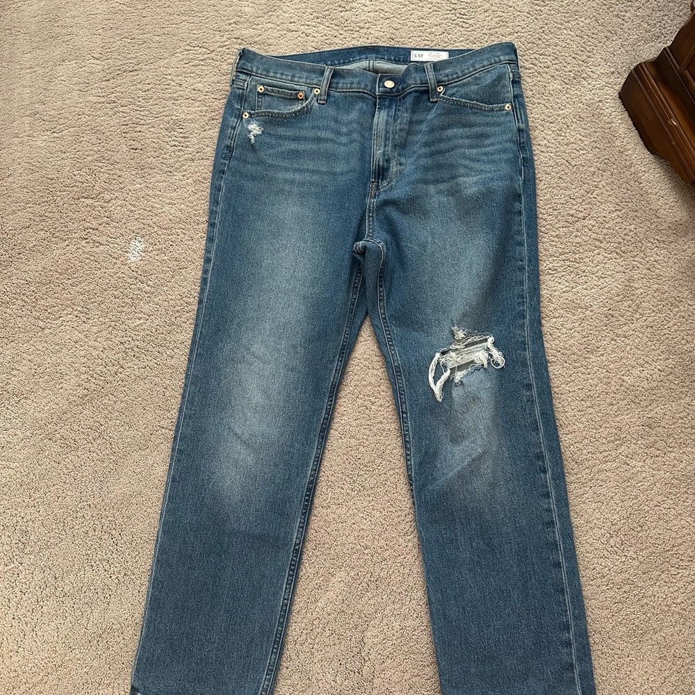 GAP '90s Straight High Rise Jeans - Picture 3 of 3